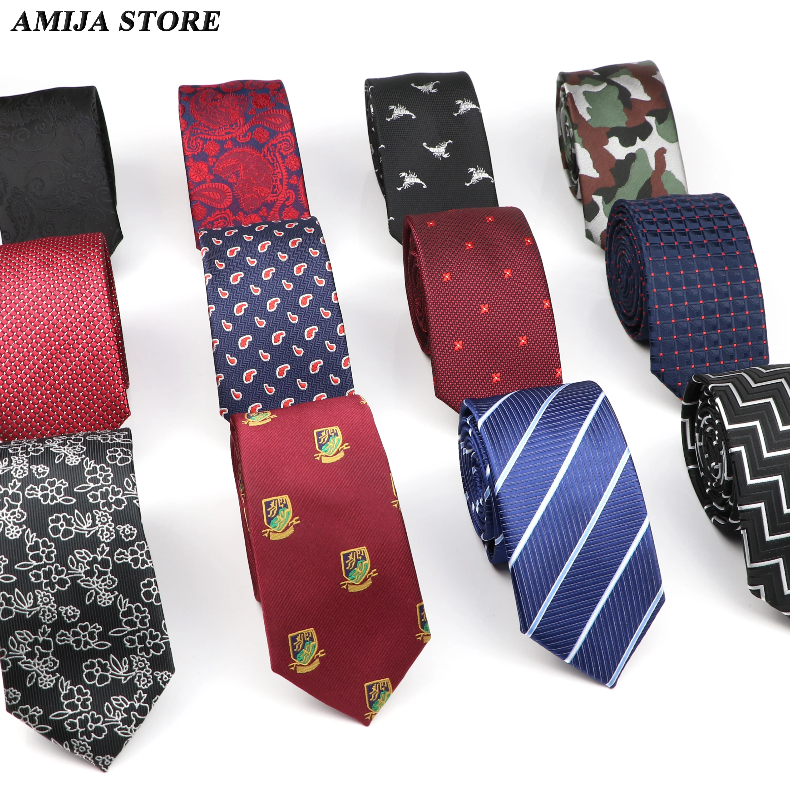 Галстук мужской классический в тонкую полоску 6 см 65 видов |