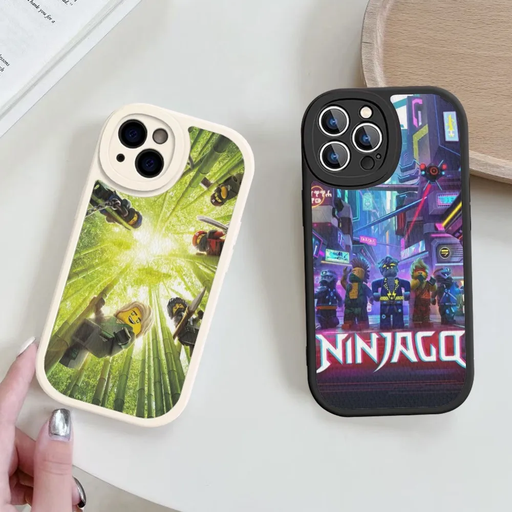 L-Lego N-Ninjago Phone Case Hard Leather For IPhone 16 15 14 13 12 Mini 11 Pro Max Xs X Xr 7 8 Plus Fundas