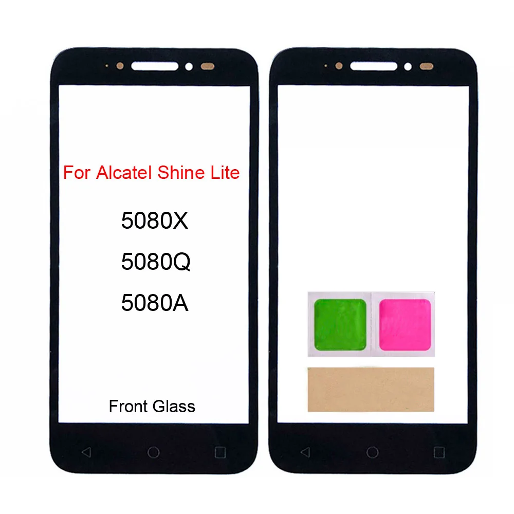 Для Alcatel Shine Lite 5080X 5080A 5080Q ЖК-панель с сенсорным экраном Phone Переднее стекло экранная панель