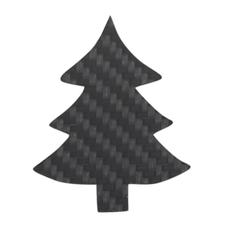 

For Car Motorcycle Christmas Decoration Scratch-Resistant Carbon Fiber Sticker Christmas Tree Sticker