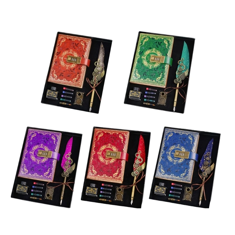 

Наборы блокнотов для дневников с кожаной обложкой Дневник для дневников Secret Diaries Journal Notebook