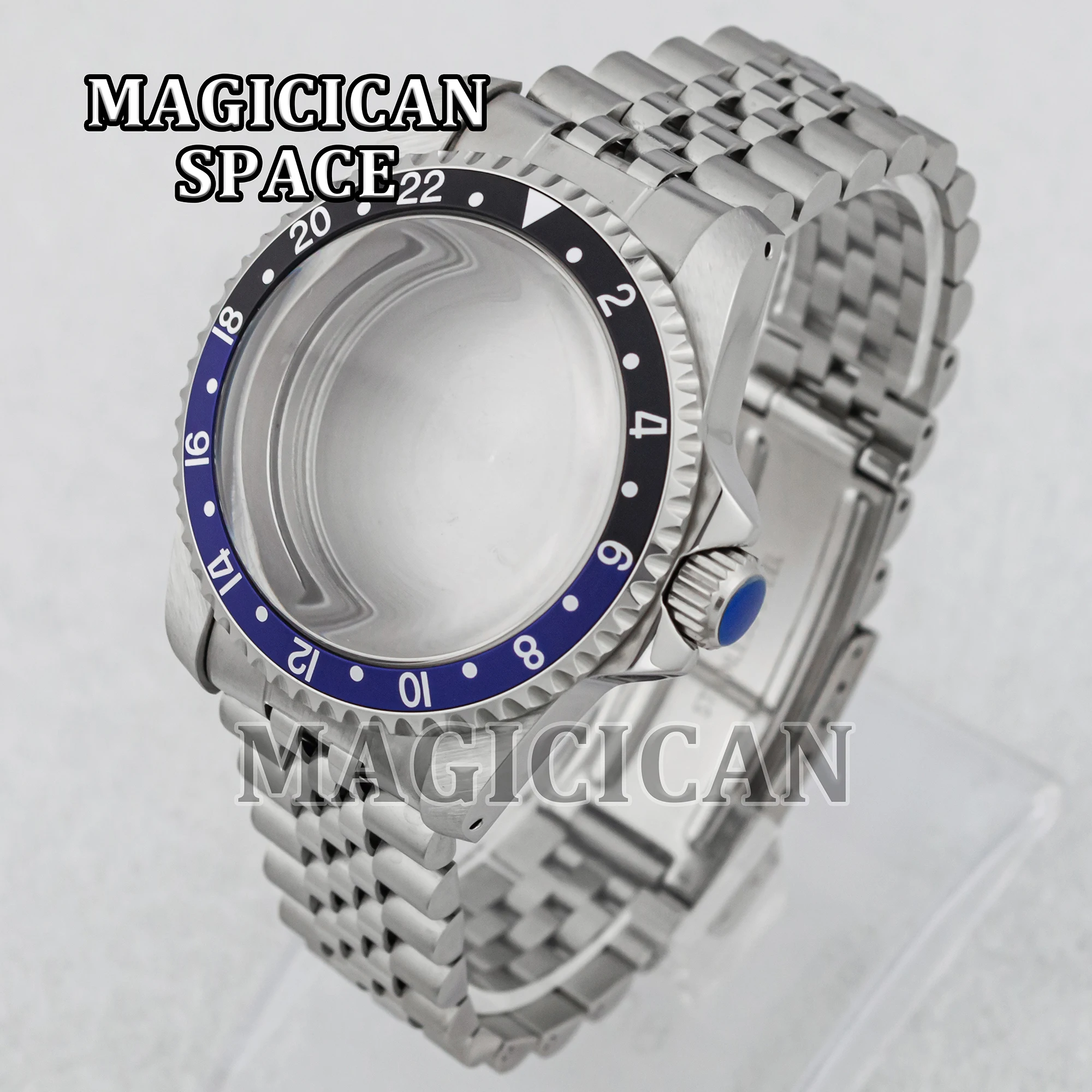 39 мм NH35 аксессуары для часов винтажный корпус купольное акриловое стекло ретро GMT