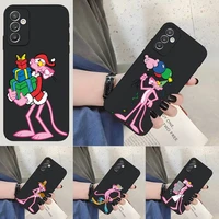pink panther phone case for samsung a53 a52 a51 a50 a21 a22 a30 a31 a32 a40 a42 a80 a71 a73 funda cover