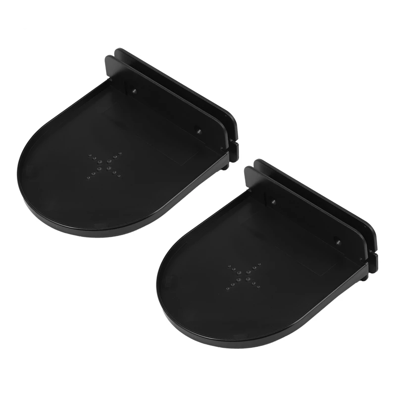 

2X Speaker Rack Stand Universal Wall Mount Speaker Brackets Plastic Holder Support Compatible For Google WIFI Router