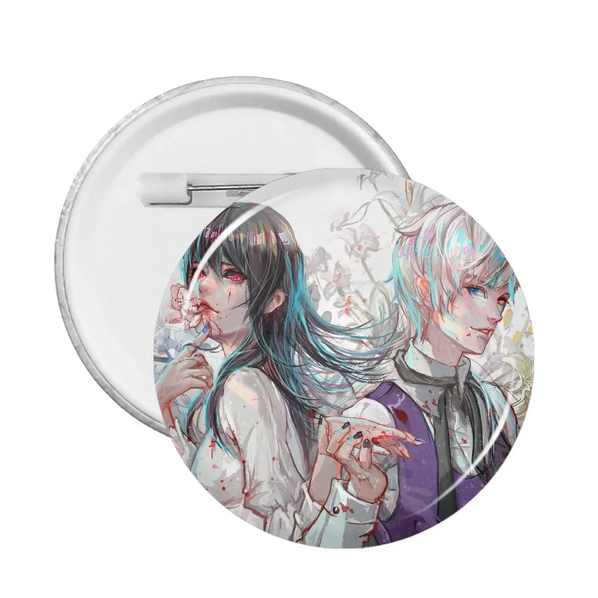 

Rize Kamishiro Ken Kaneki мягкие кнопки Заколки Подарок аксессуары для одежды Токийский Гуль Броши Модные значки для рюкзака на день рождения