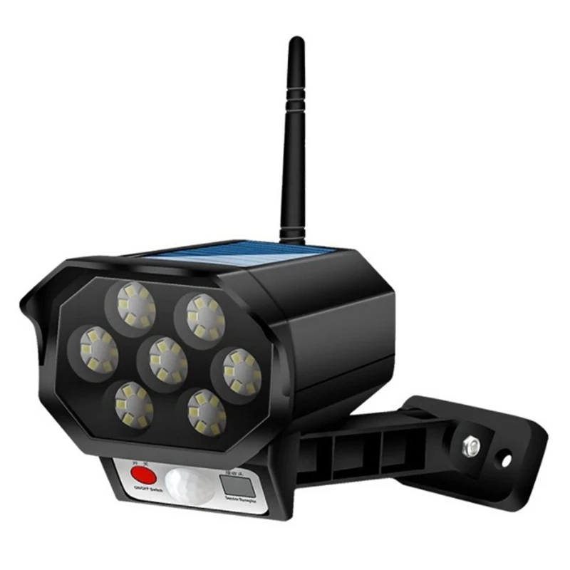 Promotion! Powerful Solar Lights Outdoor Motion Sensor Light With Simulation Infrared IP65 Flood Waterproof For Gar |