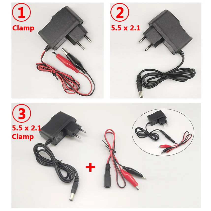universal 12v 1a chargers smart lead acid agm gel battery charger for car motorcycle 12 v volt 7ah 10ah 20ah auto charging unit free global shipping