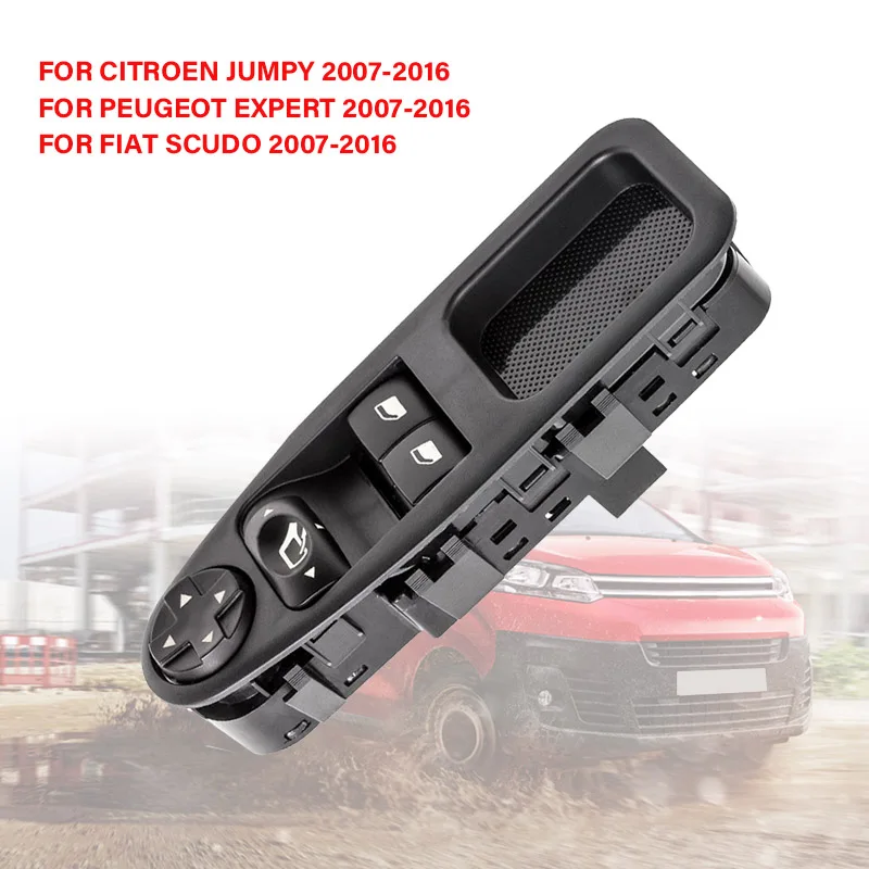 

Power Window Switch Control Button for Citroen Jumpy Citroen Dispatch Peugeot Expert Master 6554.ZJ Window Lift Switch