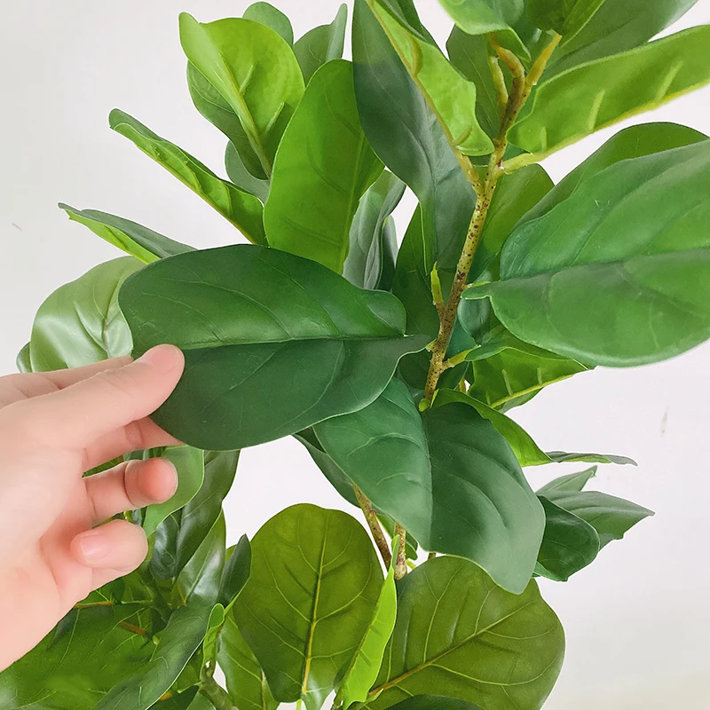 23-47 дюймов Тропическое дерево искусственные фикус растения ветки пластиковые