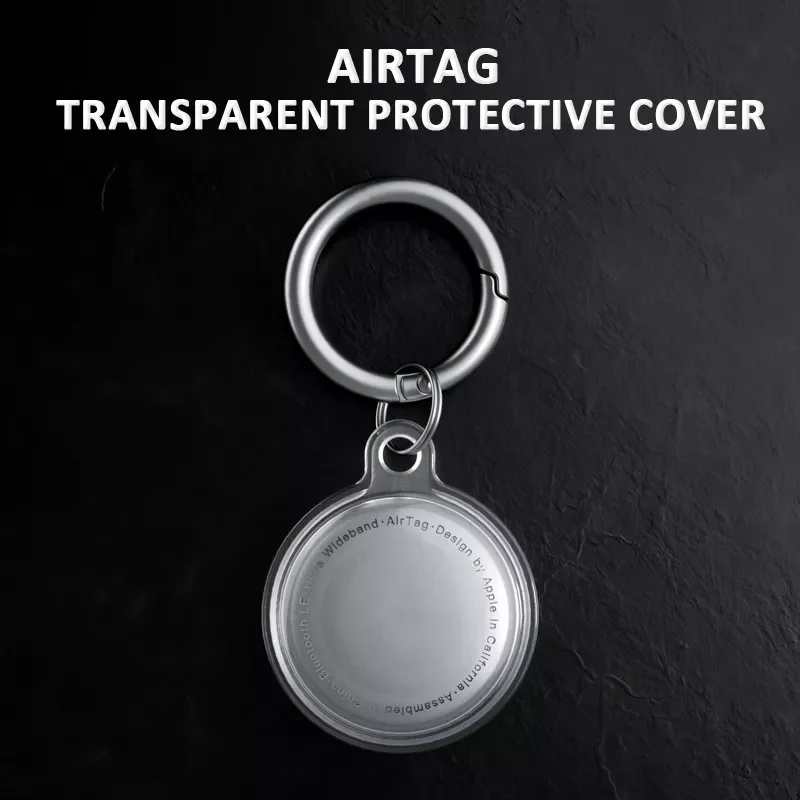 

Silicone Protector Cover Keychain For AirTags Shockproof Anti-scratch Anti-fall Protective Case Key Holder Air Tags Case