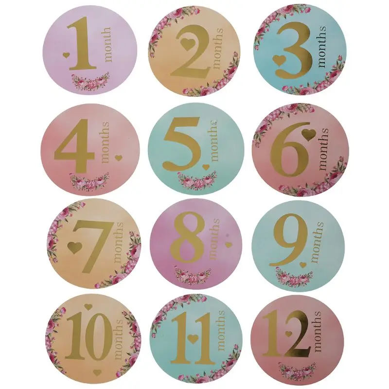 

for Creative DIY 0-12 Month Baby " Year" Picture Display Paper Photo Car