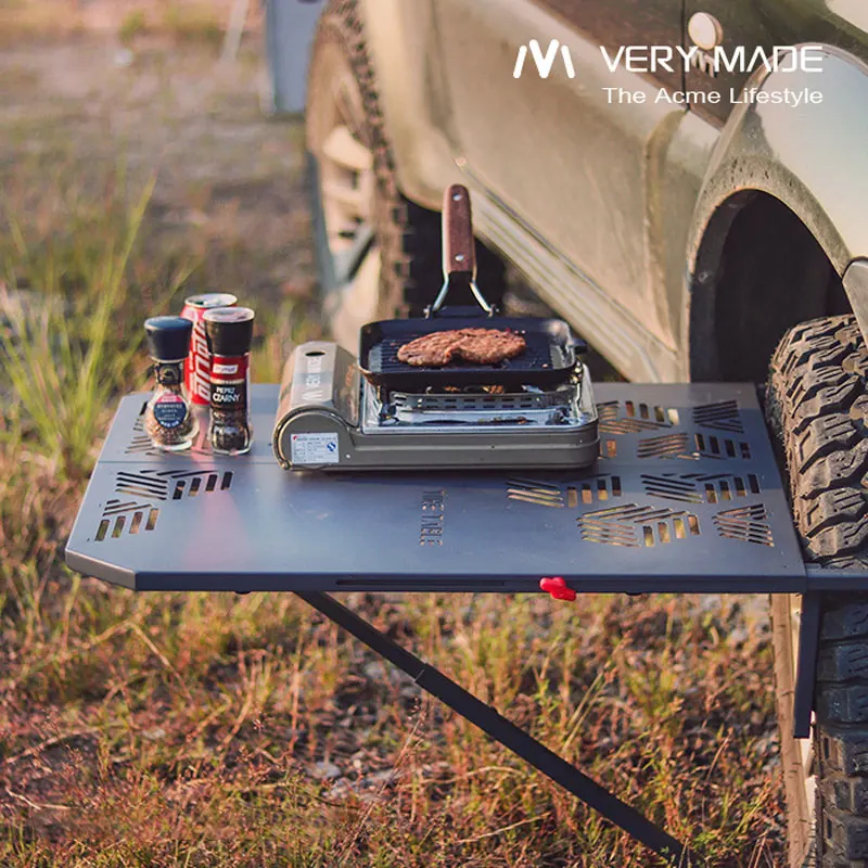 

Стол для шин, автомобиль, кемпинг, путешествия, Tailgating, Рабочий стол для улицы с сумкой для хранения, подходит для внедорожников, внедорожнико...