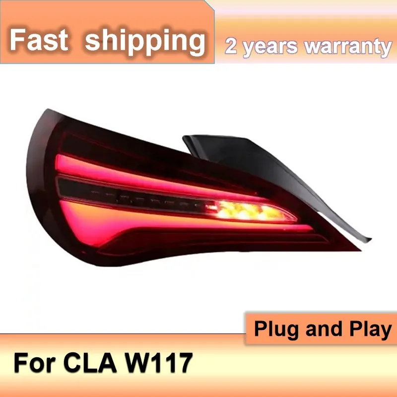 Автомобильные аксессуары для Mercedes Benz CLA Tail светильник 2014-2019 W117 задние фонари CLA180