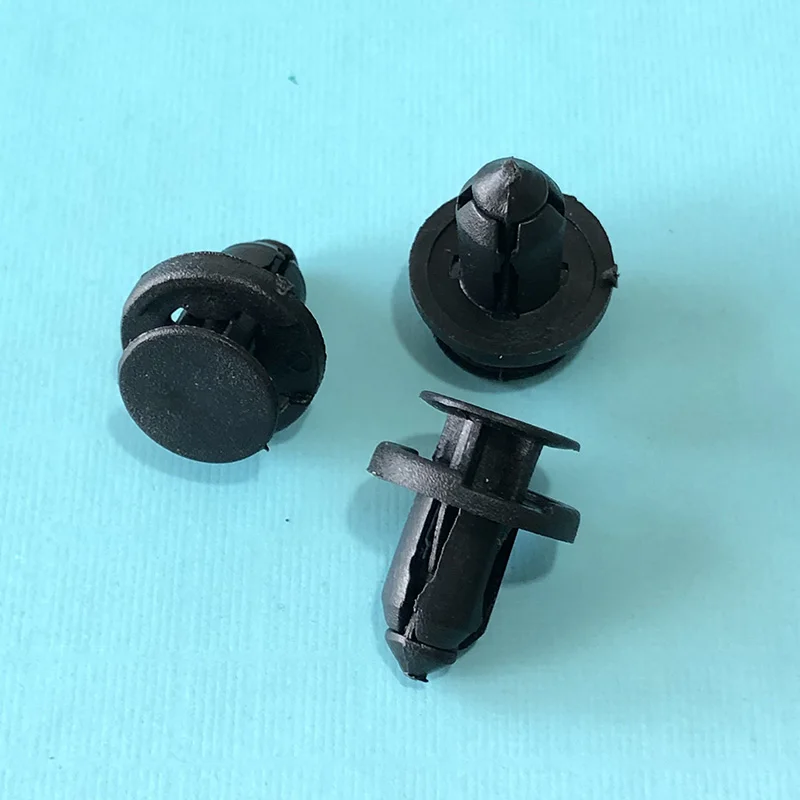 

10/20pcs 8mm Auto Fasteners Rivets Clips Car Bumper Door Panel Fender Liner Clips Retainer for Mitsubishi Honda Nissan Subaru