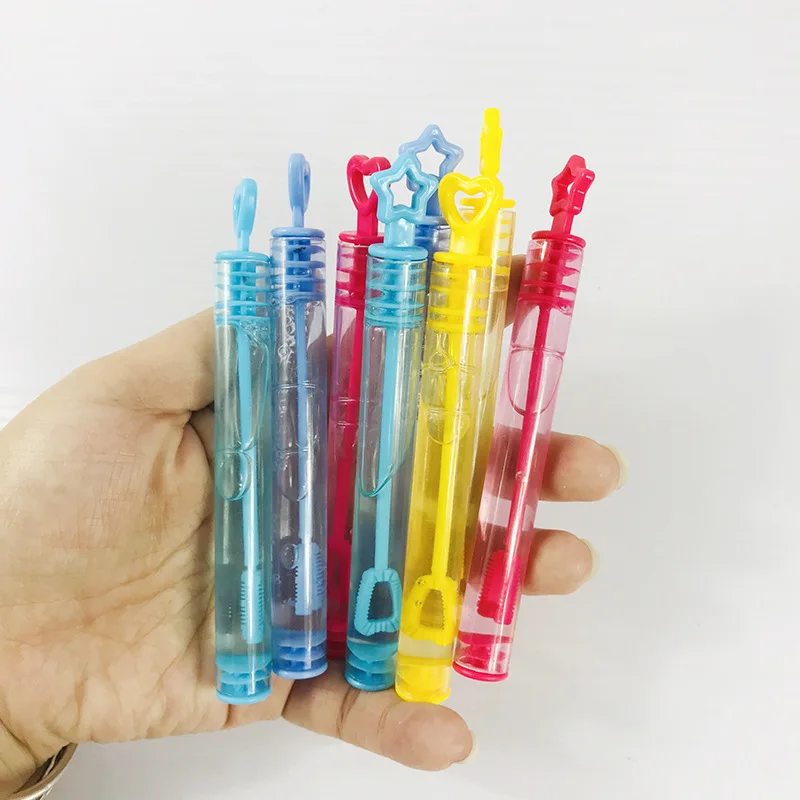 

24/48 pcs Magic Wand Tube Soap Bubble Blowing Toy Model Children Outdoor Toys Handmade Bubble Machine