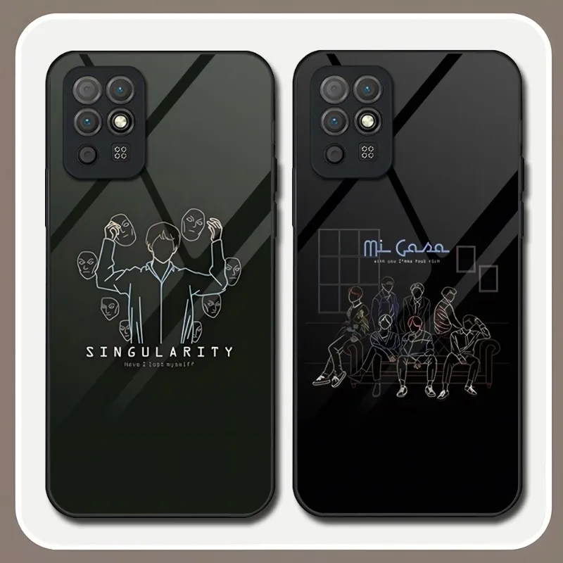

Love Yourself Art Phone Case Tempered Glass For Huawei Smartp Z P30 P40 P50 P20 P9 Pro Plus 2019 2021 Funda Cover