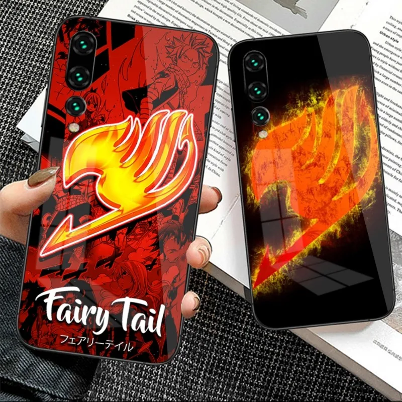 

Чехол для телефона с рисунком аниме Феи хвост манга для Huawei P50 P40 P30 P20 Pro Mate 40 30 20 Pro Nova 9 8 7 PC стеклянный чехол для телефона