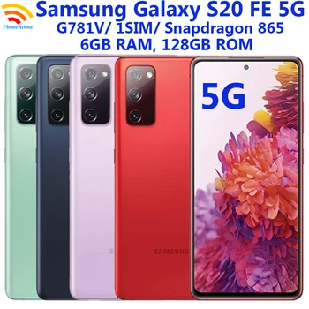 Samsung Galaxy S20 FE S20FE 5G G781V Verizon 6GB RAM 128GB ROM 6.5" Snapdragon865 NFC Octa Core Original 1