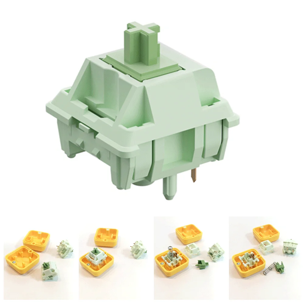 

Linear Macha Switch Mechanical Keyboard Hotswap Keyboard for AKKO RZ H81 FEKER IK75 PRO KEYBOARD MAX 5PIN Double Section Spring