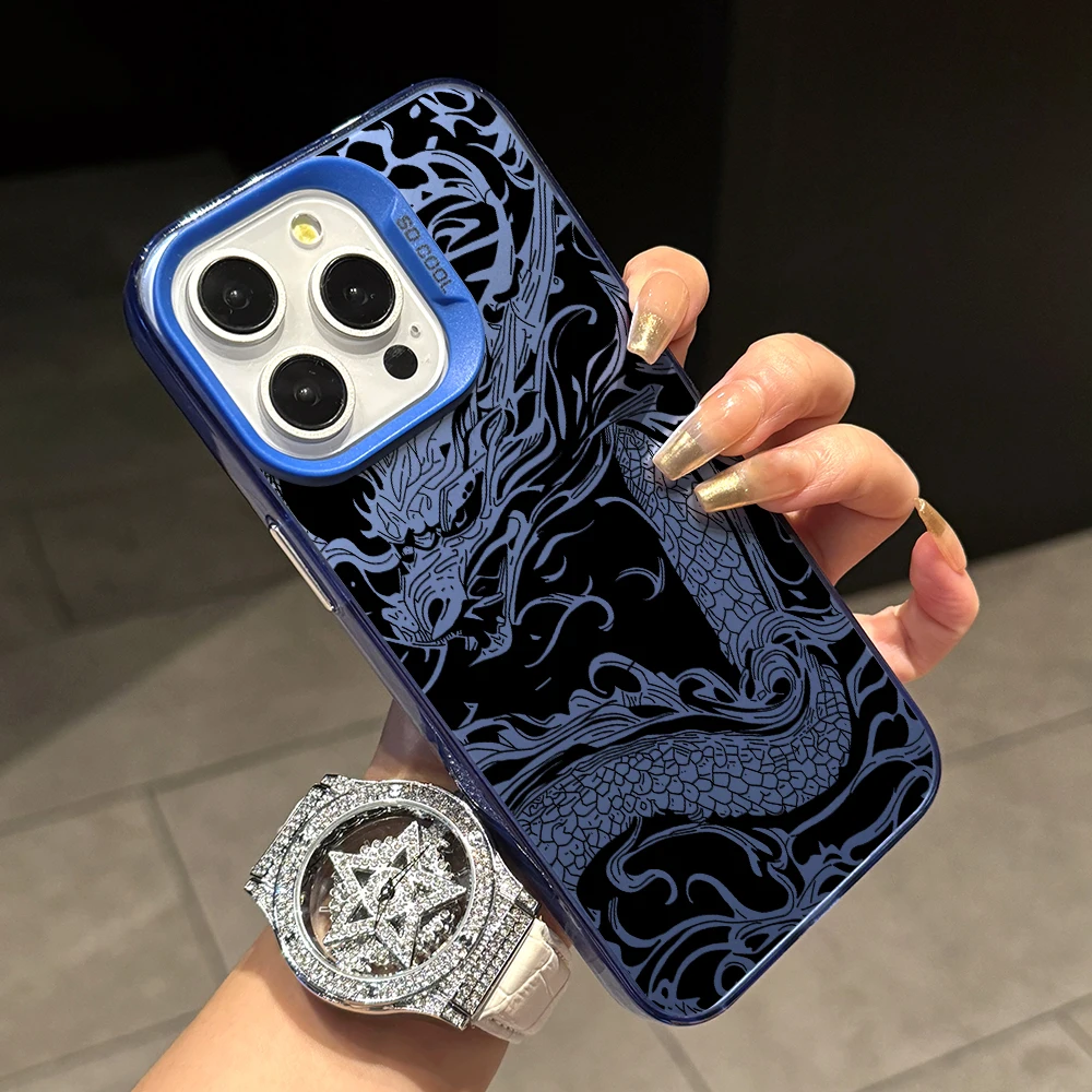 Фото Чехол для телефона Black Dragon Chinese Loong для Oppo A78 A74 A60 A58 A57 A38 A17 A3x Reno 13 12 11 F 10 8 7 6 T Z Pro Plus 4G 5G Cover №4