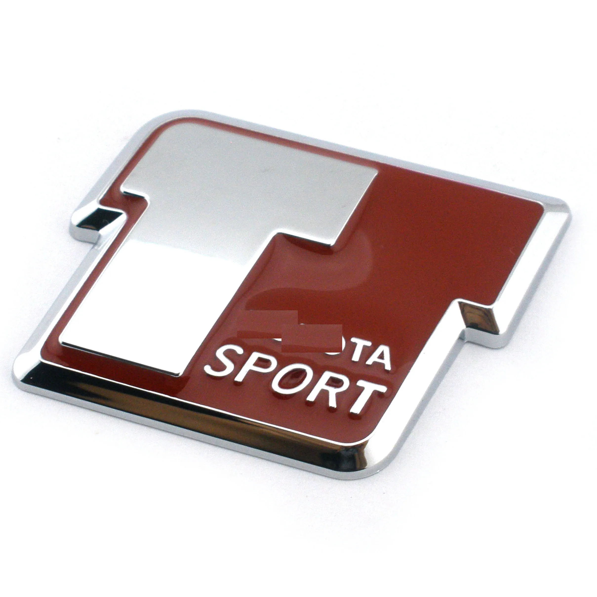 

3D T sport auto emblem trunk badge car sticker for Toyota Yaris RAV4 Corolla Prado Tundra Highlander Hiace Venza Camry