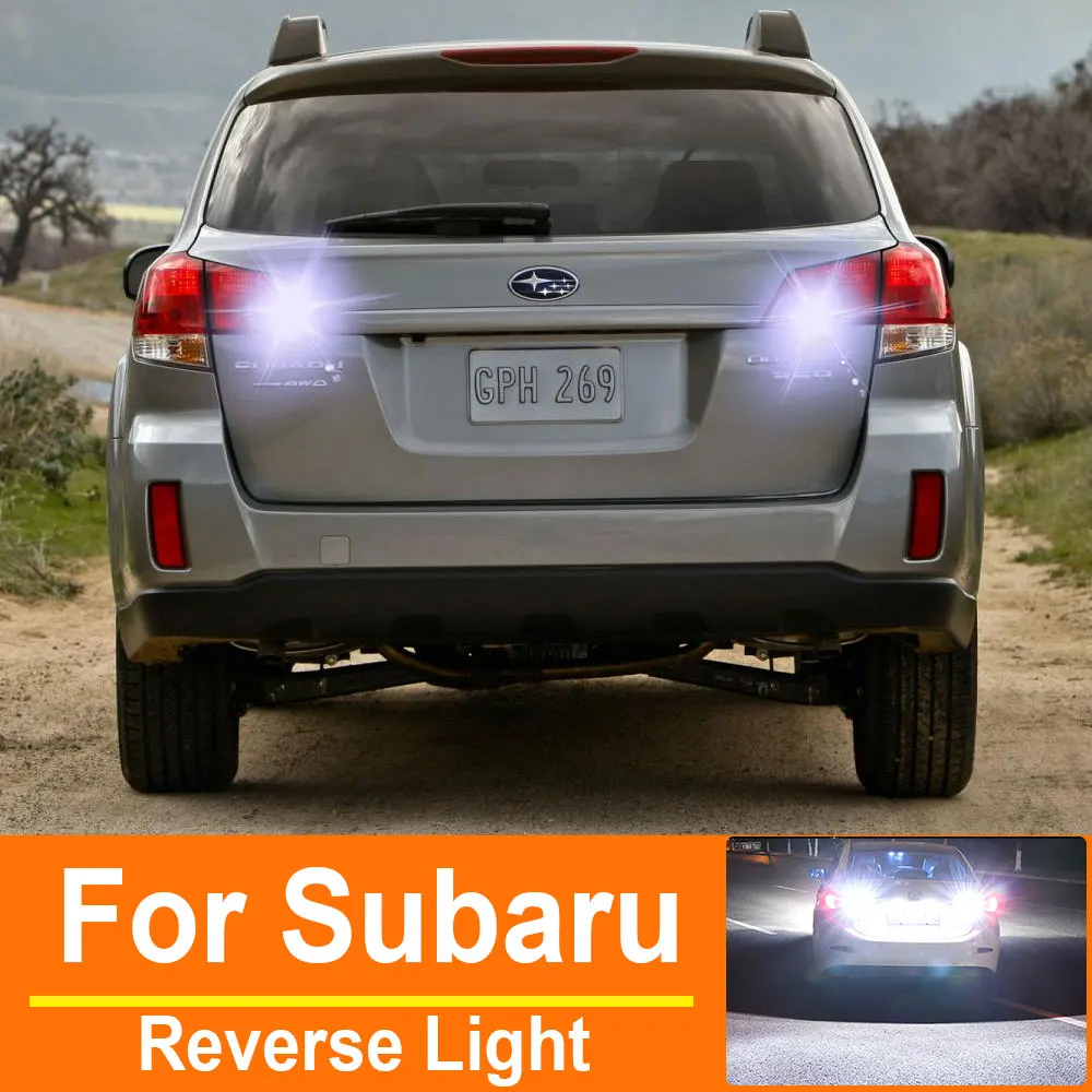 

Светодиодные Задние Фонари Для Subaru Outback, Legacy, Impreza, BRZ, XV, Tribeca, Forester, W16W T15 921 Canbus, 2 Шт.