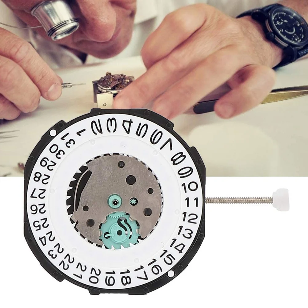 Механизм часов механизм с тремя стрелками кварцевый SL28 для аксессуаров ремонта