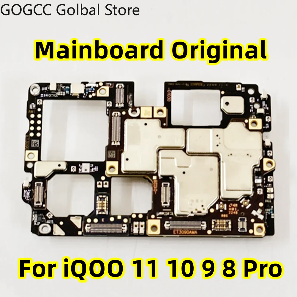 Фото Замените для Vivo iQOO 8 9 10 11 Pro 5G, материнская плата, логический чип, схемы основной платы, разблокированные, протестированные запасные части для ремонта материнской платы №1