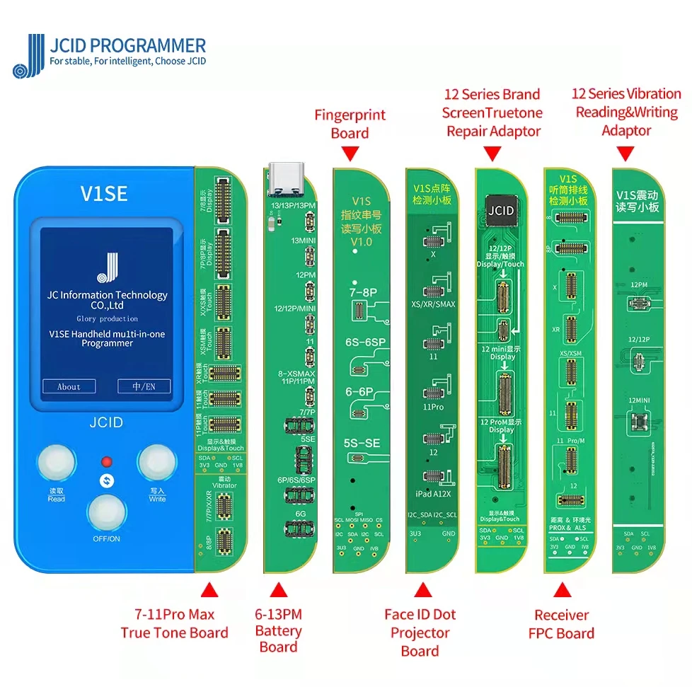 Программатор true tone pm, устройство для ремонта батареи, отпечатков пальцев, устройство для чтения вибраций