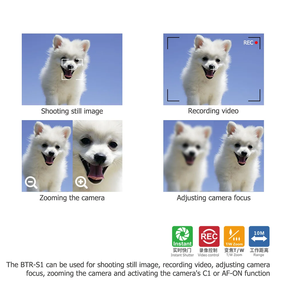 Беспроводной Bluetooth-пульт дистанционного управления JJC RMT-P1BT для Sony A7M4 A7IIV A7III A7RIII A7C