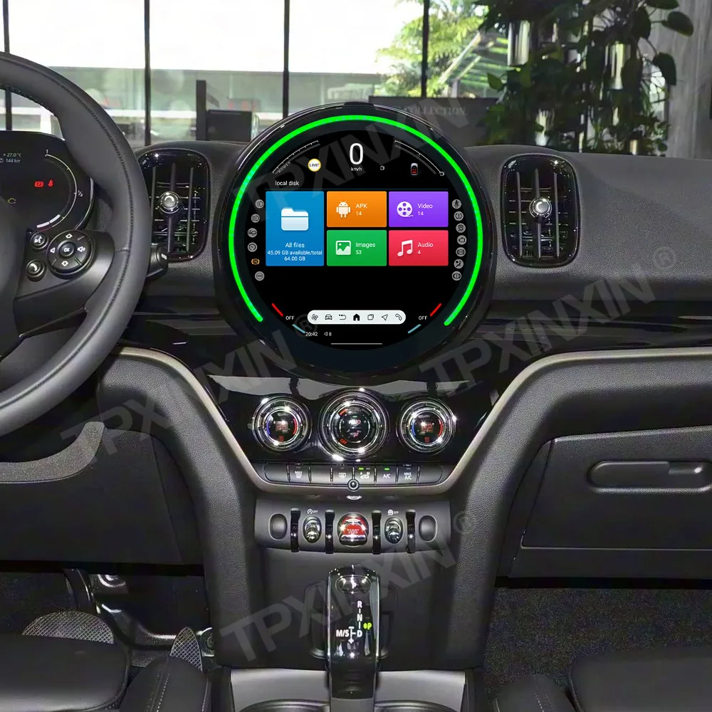 Фото Для MINI Countryman F60 2017-2025: Автомагнитола Android с GPS-навигацией, Carplay, видеорегистратором, 11.9-дюймовым экраном и процессором Qualcomm DSP №4