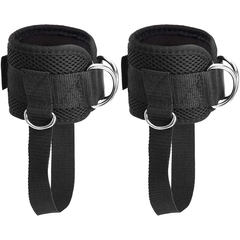 

Colors Fits Straps Ankle Thigh Machines Cable Thigh Gym Men Straps Fitness Cuffs D-ring Padded Strap & Women Leg For