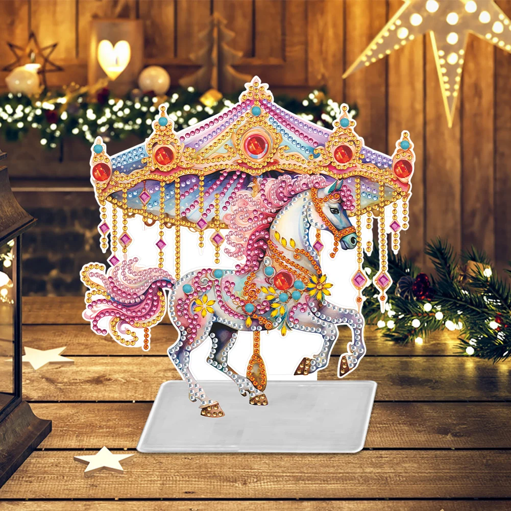 Карусель специальная форма алмазная живопись Настольная Фотография 5D DIY