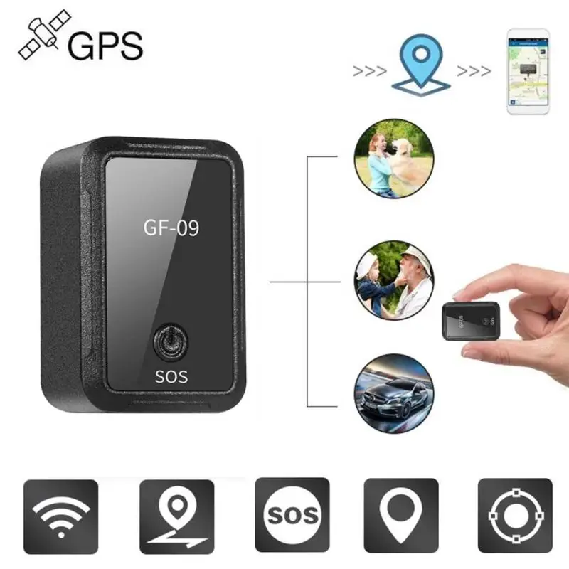 

GF09 Mini GPS Locator App Control Anti-lost Device Car Tracker Magnetic Recorder For Vehicle/Car/Person Location Car Tracker