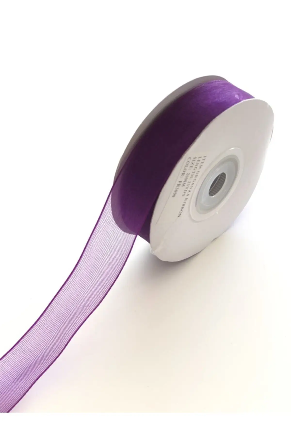 

Purple color organza ribbon 2 cm Org1020 decorative ribbon hobby supplies & entertainment life