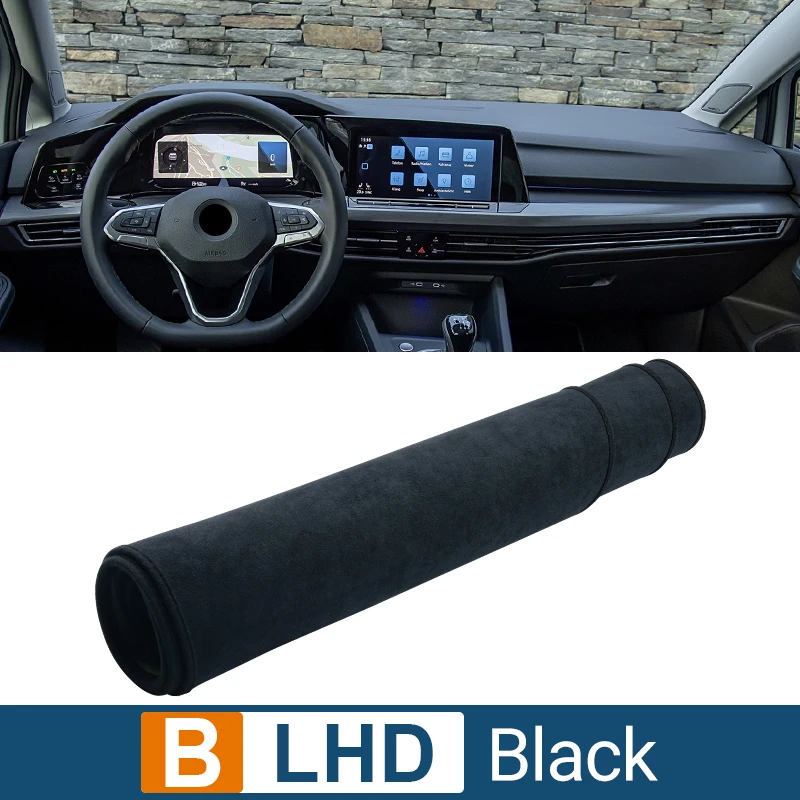 

Для Volkswagen VW Golf 8 MK8 R GTI R-Line 2020 2021 2022 2023, чехол на приборную панель автомобиля, избегайте световых накла...