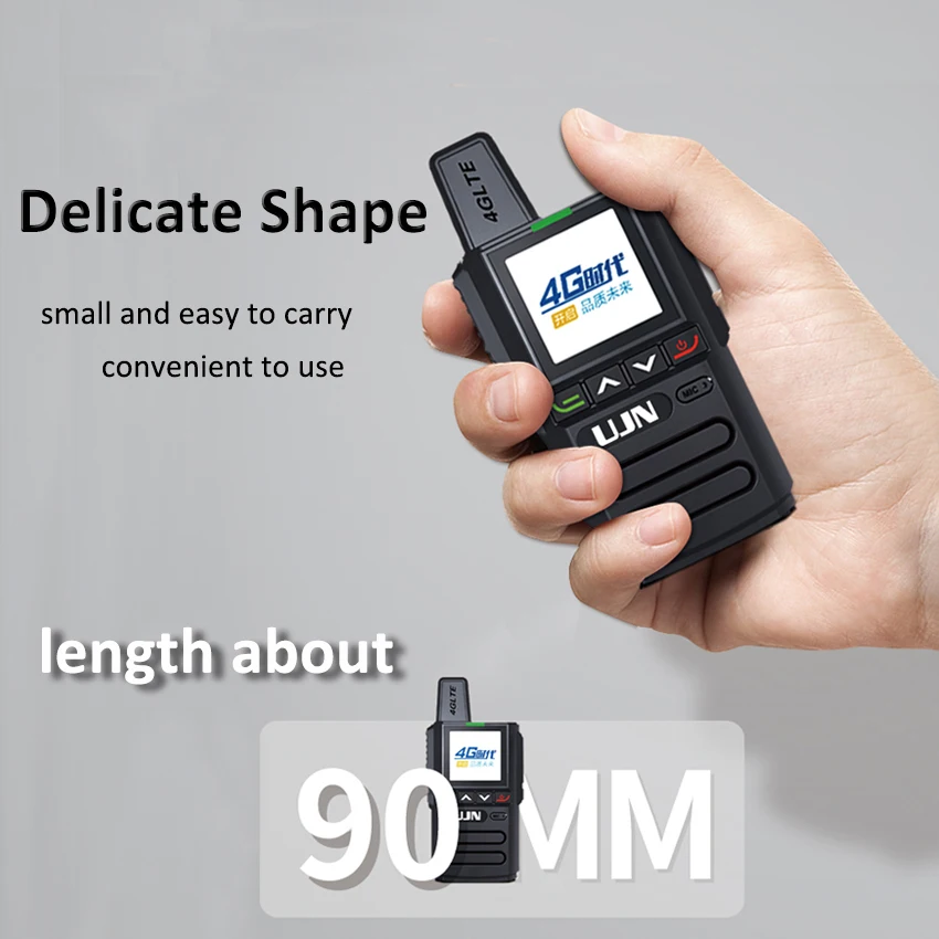 UJN-320 4G network portable radio small walkie talkie two way radio strong signal USB charging LED