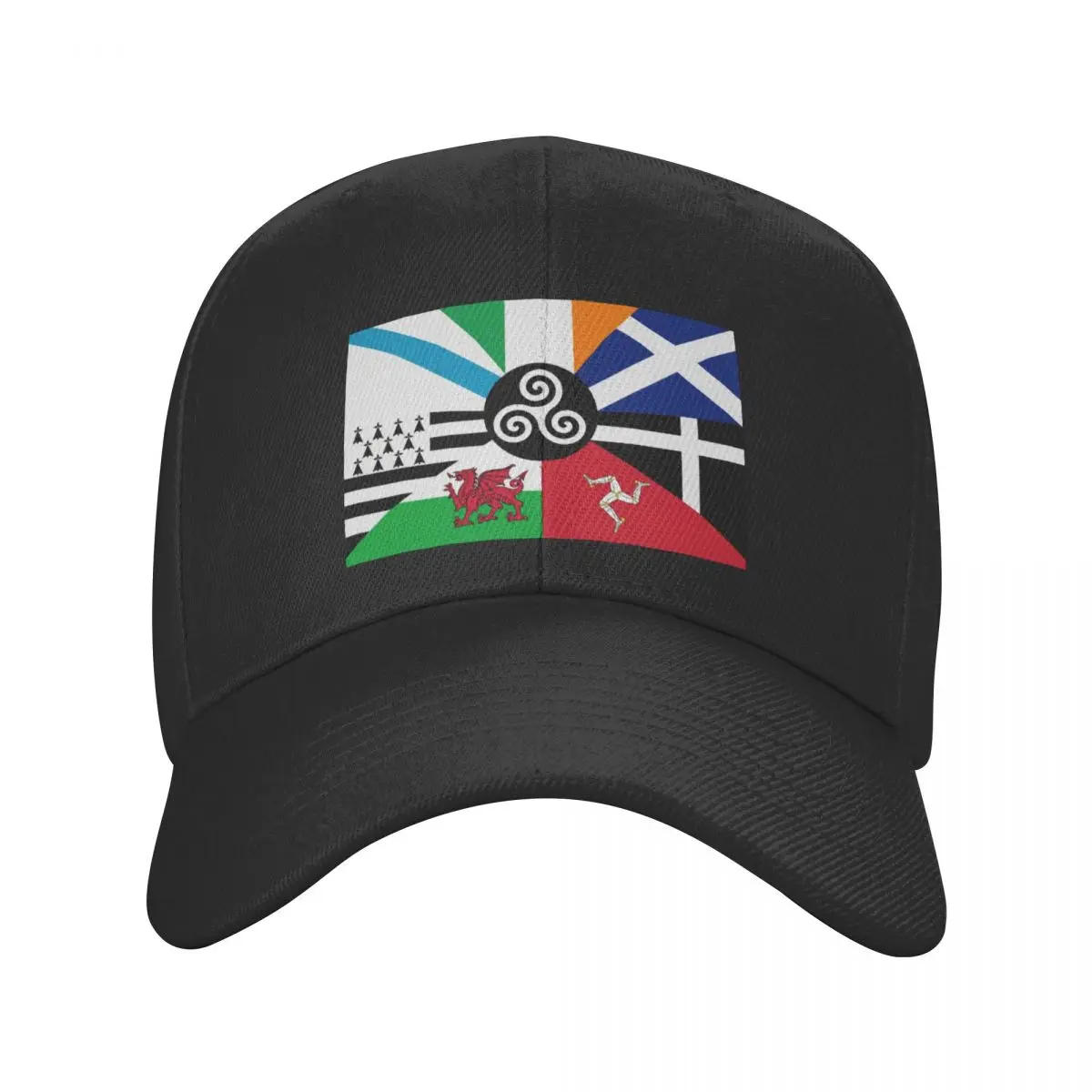 

European Pan Nations Flag Baseball Cap Adjustable Ireland Scotland Wales Brittany Dad Hat Spring Caps Snapback Hats