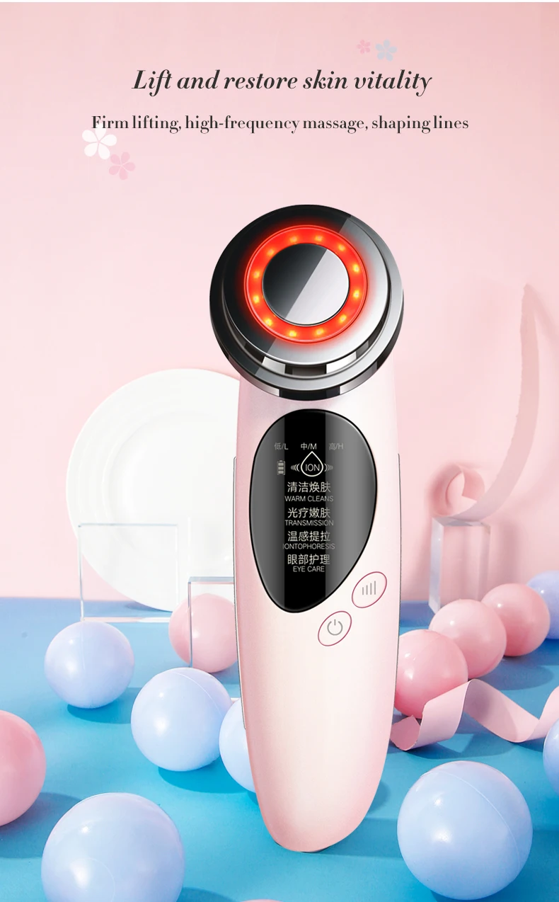 

beauty instrument household micro-current facial inductive therapeutical instrument skin rejuvenation Lift and firm the skin