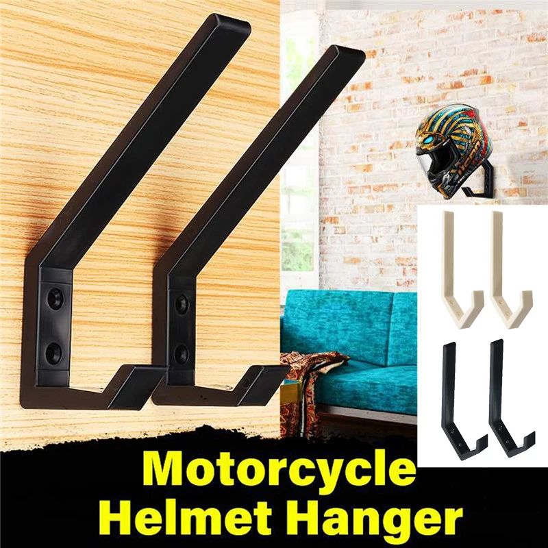 1/2PCS Motorcycle Helmet Hook Racks Multipurpose Hook Hanger Home Luggage Jacket Holder Kitchen Cabinet Shelf Wall Mount Hooks