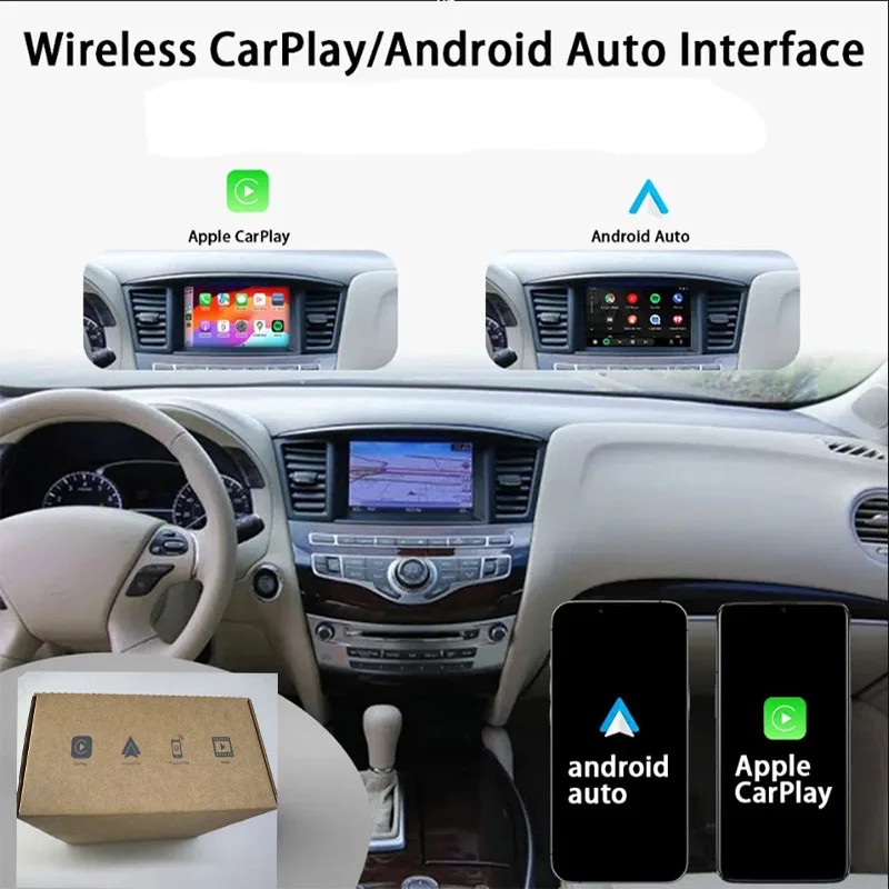 Автомобильный мультимедийный системный модуль Android интерфейс CarPlay для Infiniti QX80 QX70