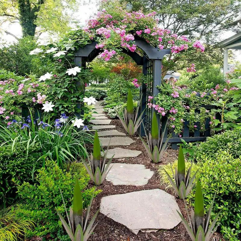 

Скульптура в деревенском стиле teквила | Искусство металлического двора Agave | Цельнокроеный дизайн, орнамент для сада в деревенском стиле с р...