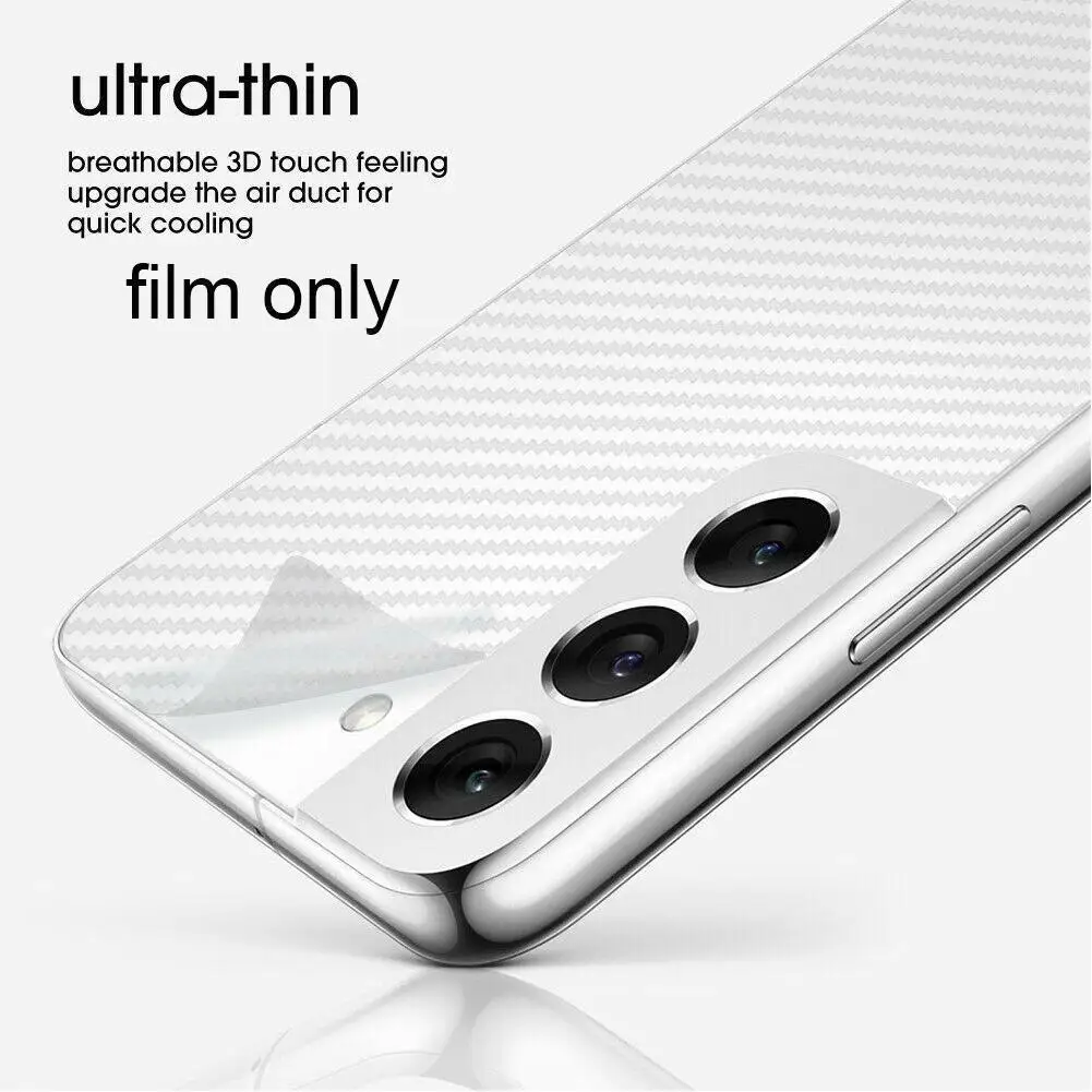 

Carbon Fiber Film For S22/s22+/s22 Ultra Protective Back Film Soft Translucent Scratch Resistant For R8y5