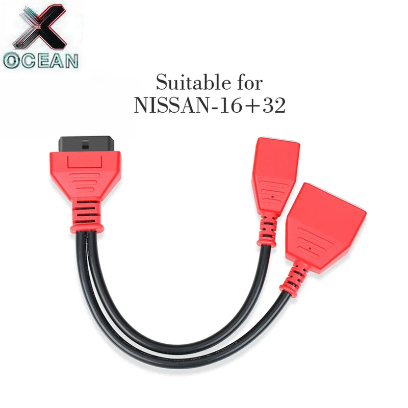 

Подходит для адаптера шлюза Nissan/Renault/Dacia 16 + 32 Sylphy Obd2 16-контактный кабель с добавлением ключа, безопасный шлюз без пароля