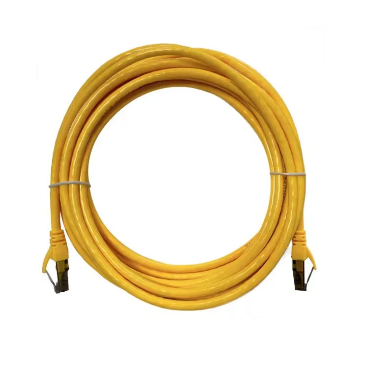 

13138 super six cat6a network cable oxygen-free copper core shielding crystal head jumper data center heartbeat