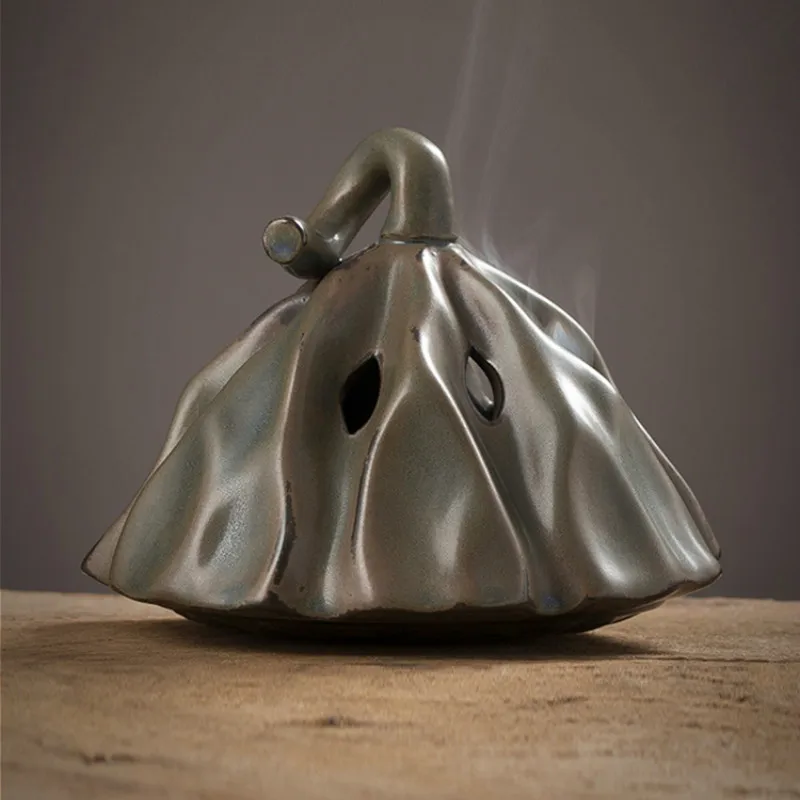 

Mild Candlee Vessel Buddah Art Incensos Smoke Backflow Modern Candlee Vessel Quemador De Incienso Room Decoration Accessories