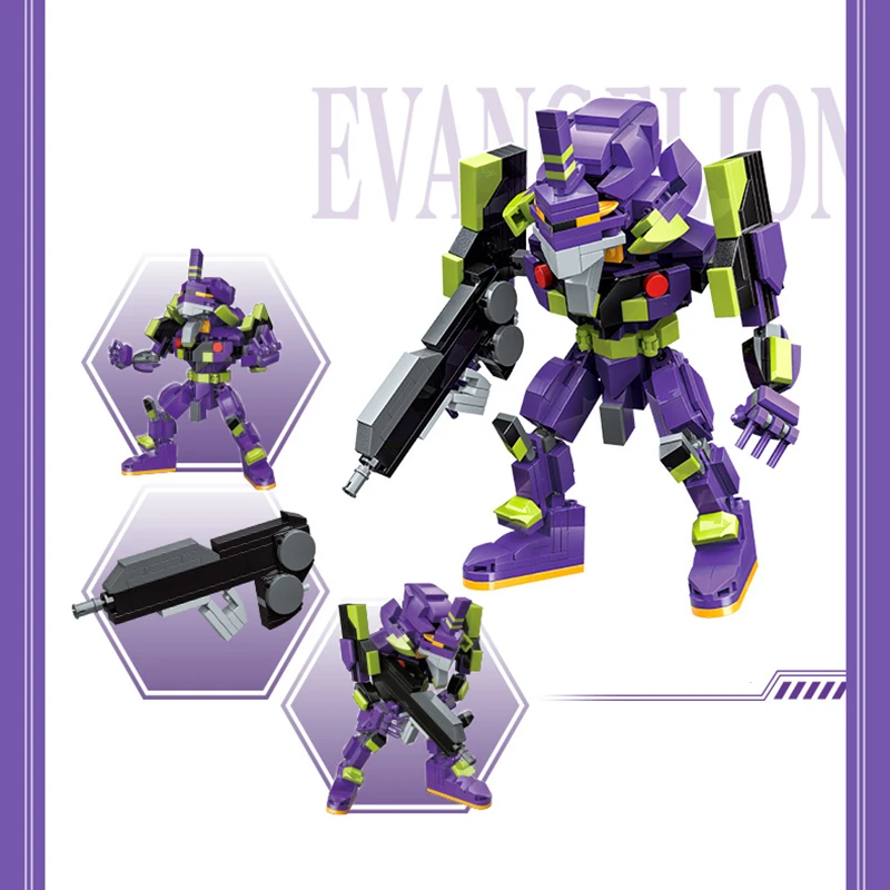 Keeppley строительные блоки из ЭВА собранная модель робота коллекция Kawaii украшения