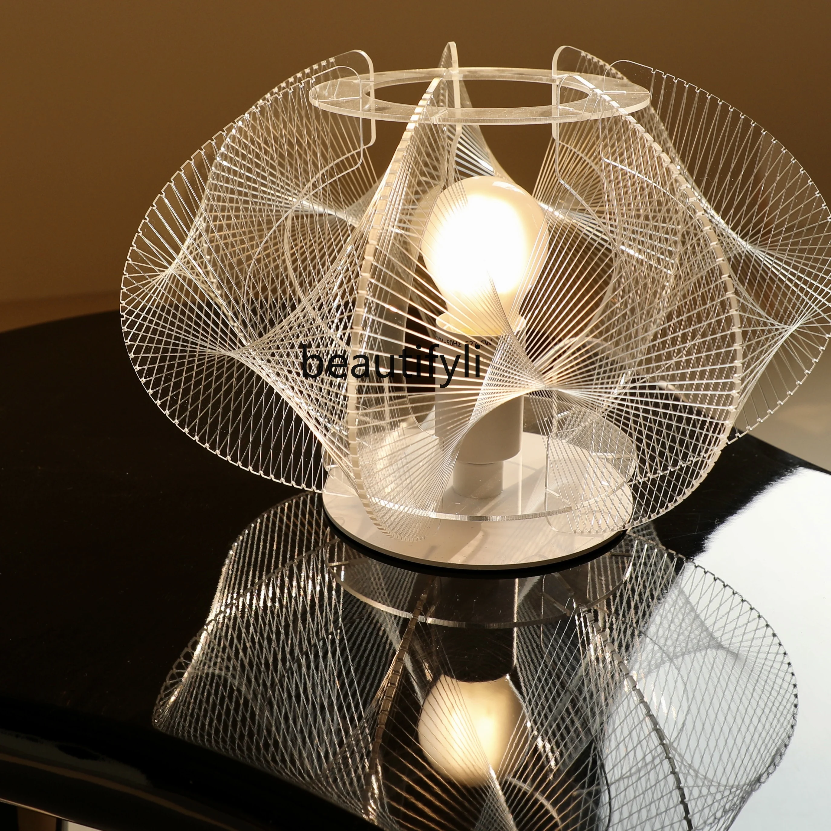 

Тканая лампа ручной работы zqручной работы, декоративная прикроватная лампа с сертификатом 3C