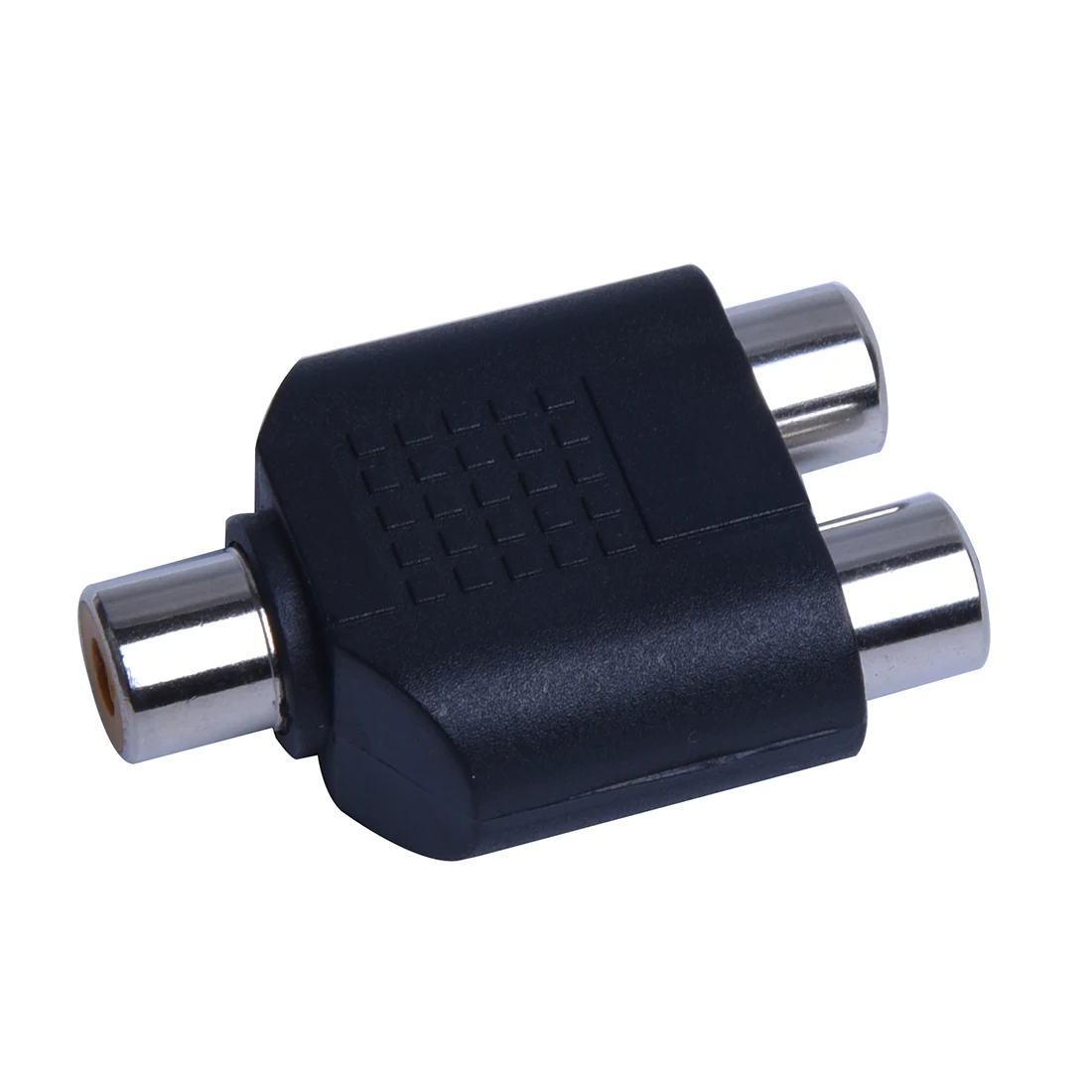 Переходник-разветвитель RCA AV 1 гнездо 2 гнезда черный