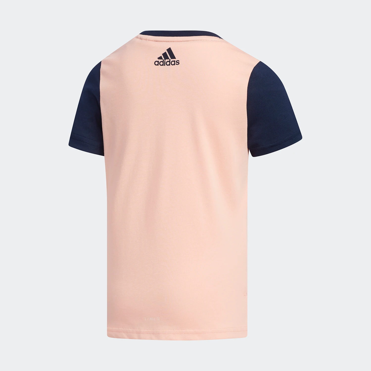 Фото Оригинальная удобная детская футболка Adidas с круглым вырезом, принтом, свободного кроя и модным дизайном, модель EH4083. №2